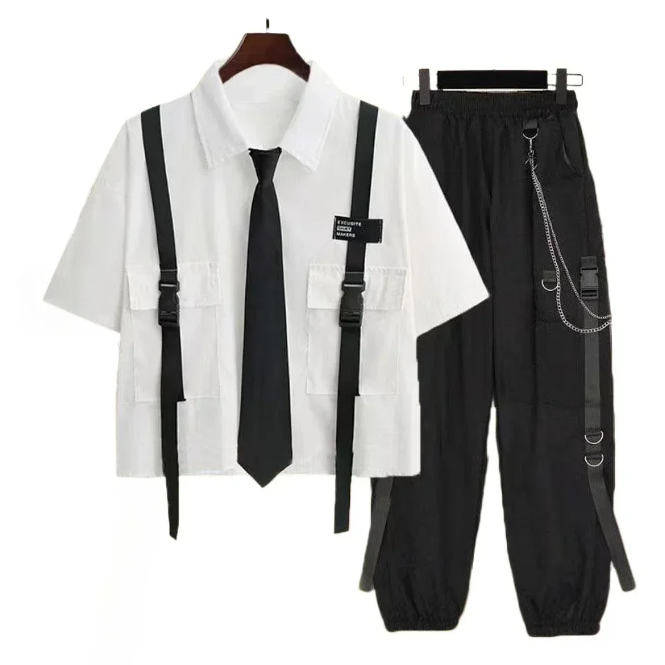 Body Jewelry Waist - Casual Cargo Pants Suit for Women,