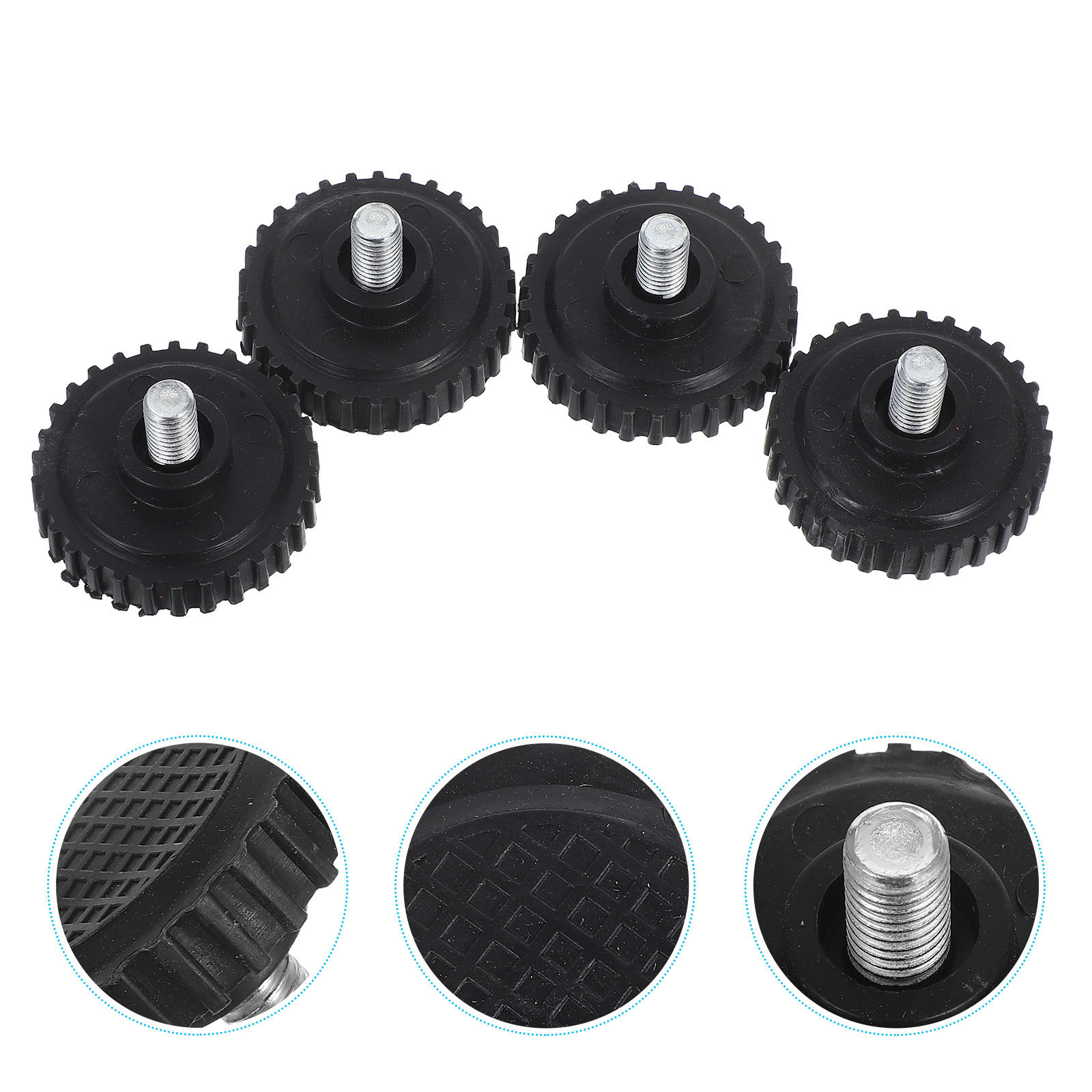 Body Jewelry Kitchener - 4Pcs Universal Scale Feet Stainless Steel