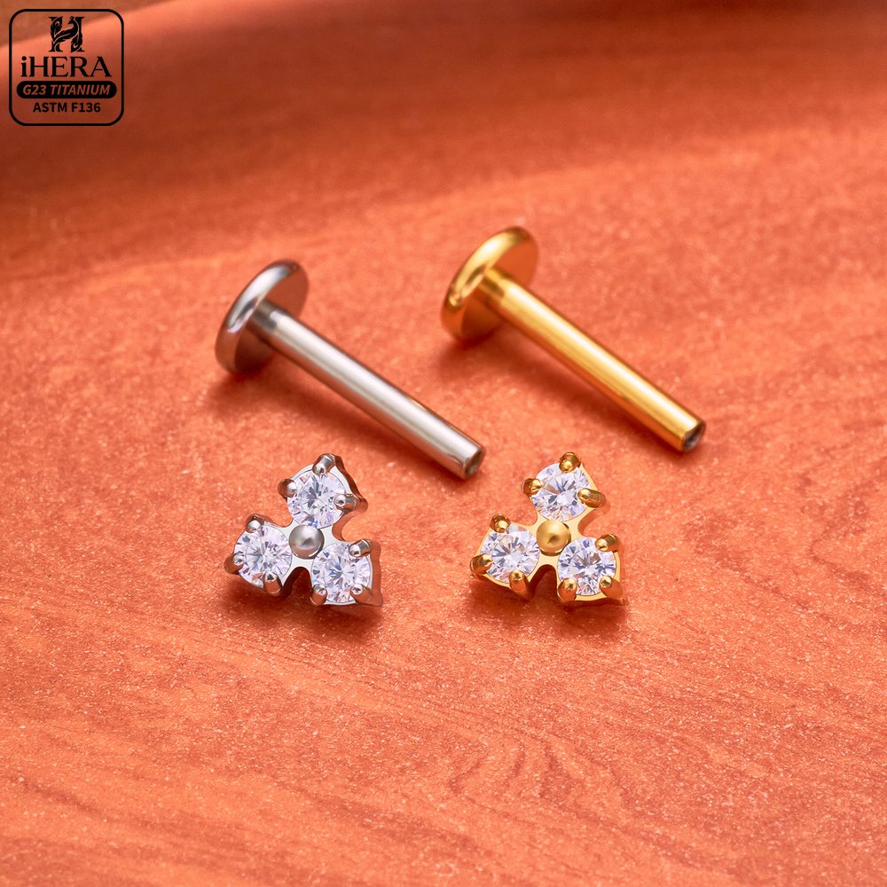 16G G23 Titanium Flat Back Tas - Flat Back Labret Stud 评论和价格