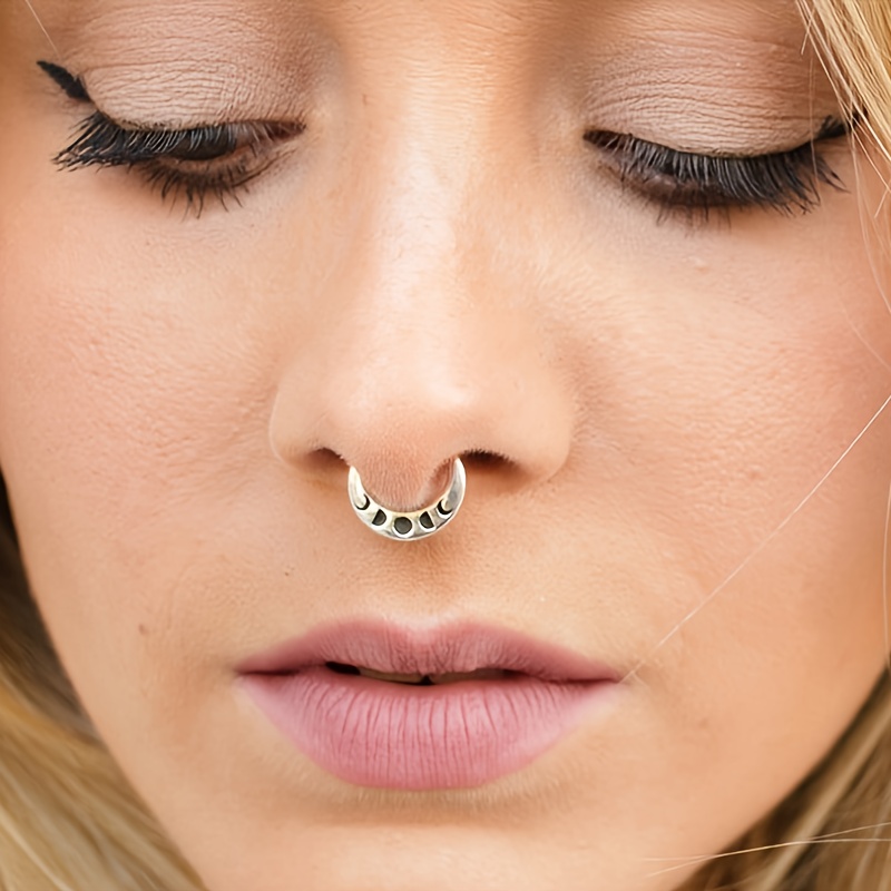 6 pieces of women's nose ring  - Body Jewelry Metal Types 评论和价格
