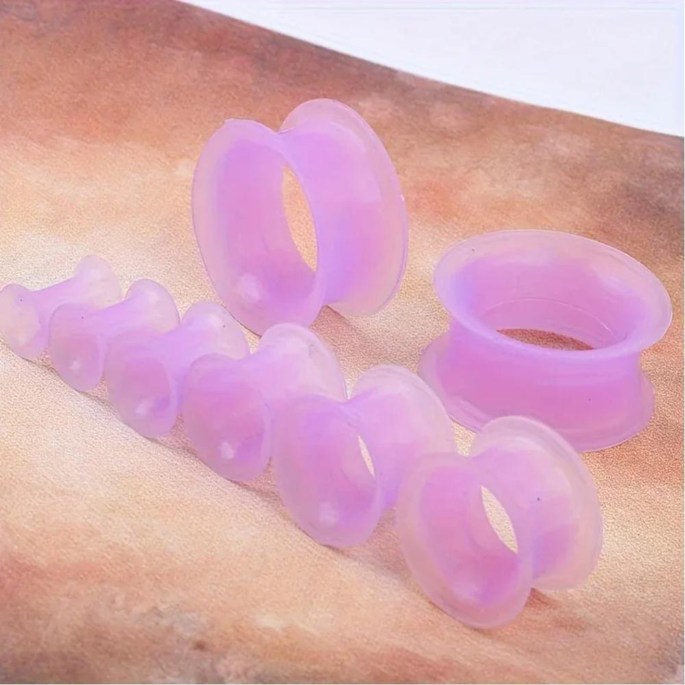 1/8 Pairs 6mm-16mm Simple Sili - Body Jewelry For Men 评论和价格