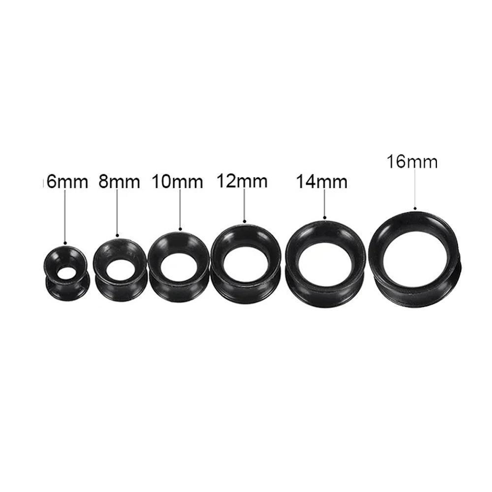 1/8 Pairs 6mm-16mm Simple Sili - Body Jewelry For Men 评论和价格