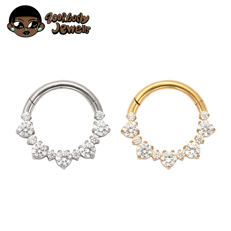 ASTM F136 TItanium Daith Click - Zoor Body Jewelry 评论和价格