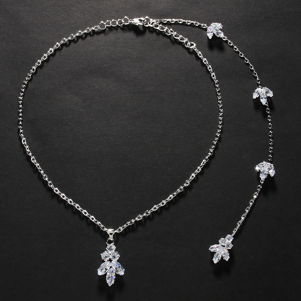 Back Chain Rhinestone Pendant  - Body Jewelry For Backless Dress 评论和价格