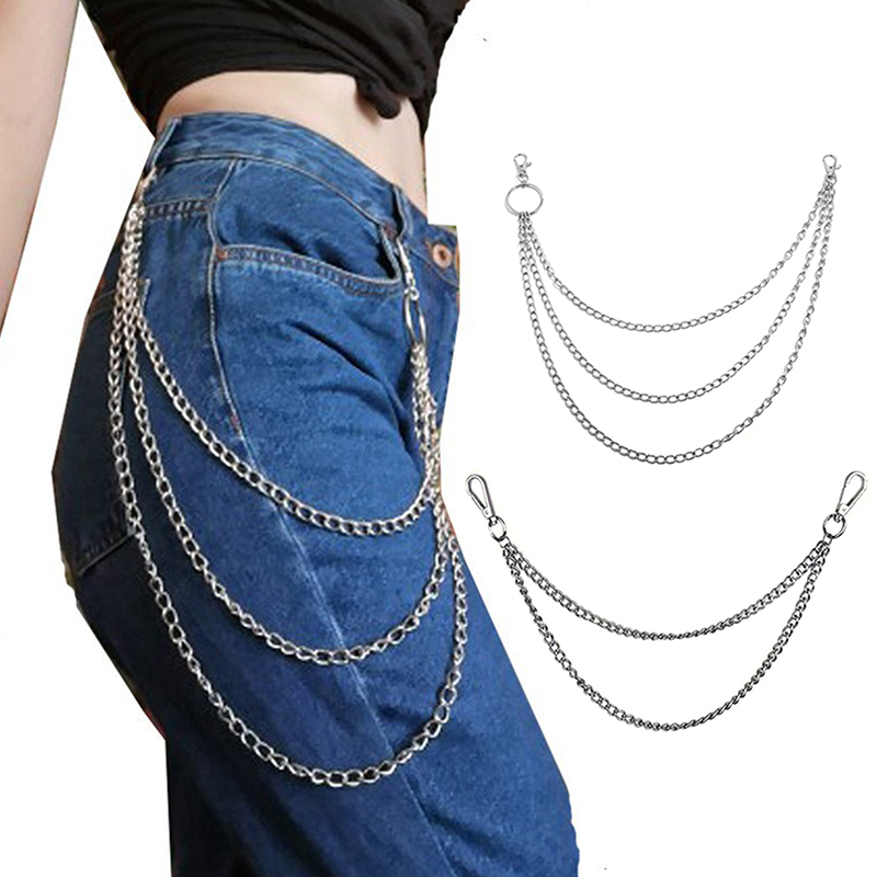 ★▲2/3Layer Punk Hip-hop Long M - Body Jewelry Waist 评论和价格