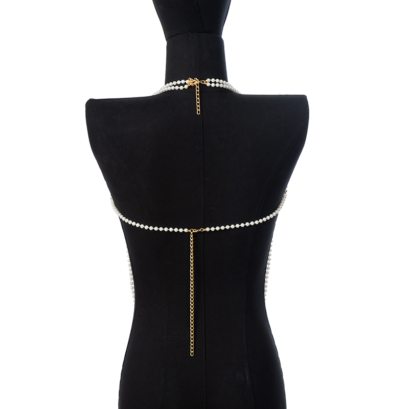 Pearl Dress Chain Fashion Simp - Body Jewelry Dress 评论和价格