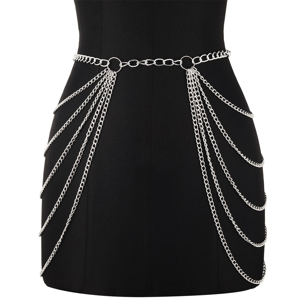 Metal Waist Chain Belt Multila - Body Jewelry Dress 评论和价格