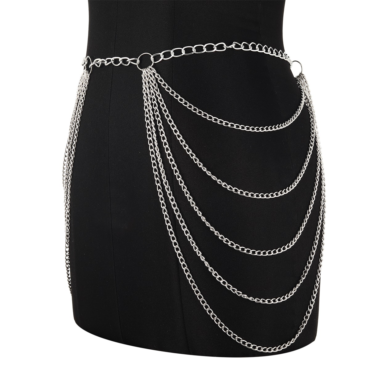 Metal Waist Chain Belt Multila - Body Jewelry Dress 评论和价格