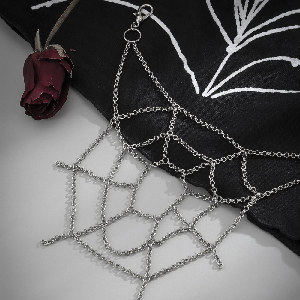 Gothic Punk Sliver Color Spide - Body Jewelry For Men 评论和价格