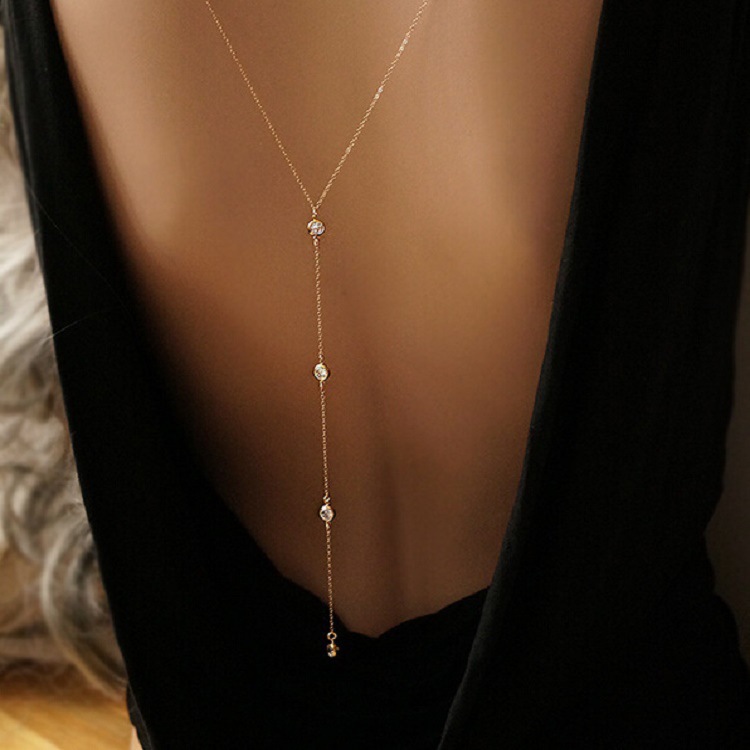 New Rhinestone Sexy Women's Ba - Body Jewelry Dress 评论和价格