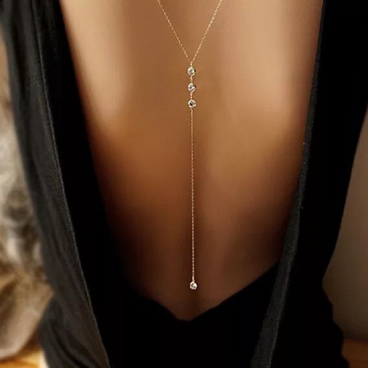New Rhinestone Sexy Women's Ba - Body Jewelry Dress 评论和价格