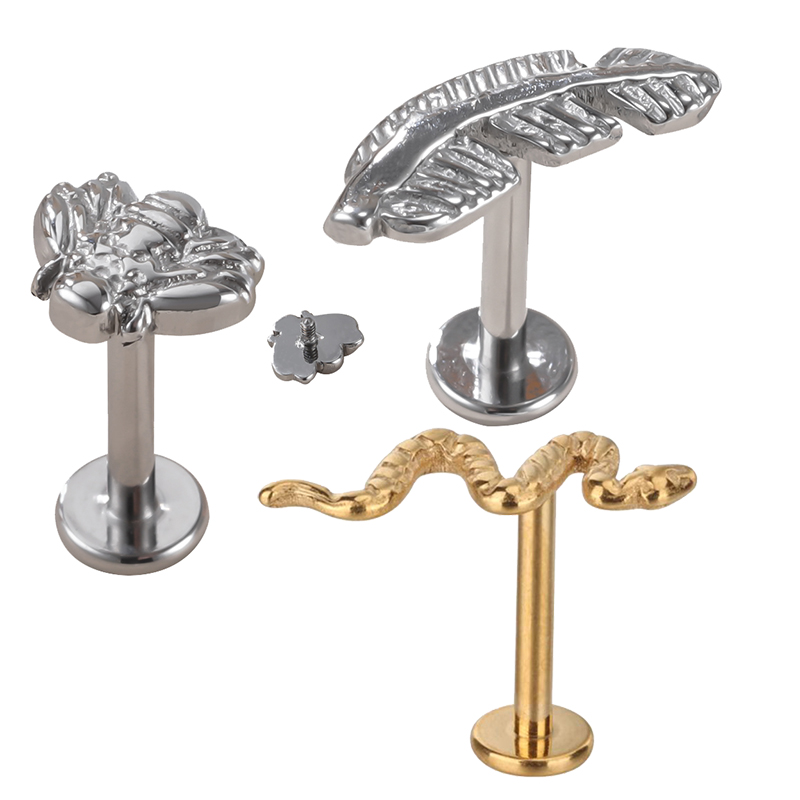 G23 Titanium Snake/bee/feather - Body Jewelry Metal Types 评论和价格