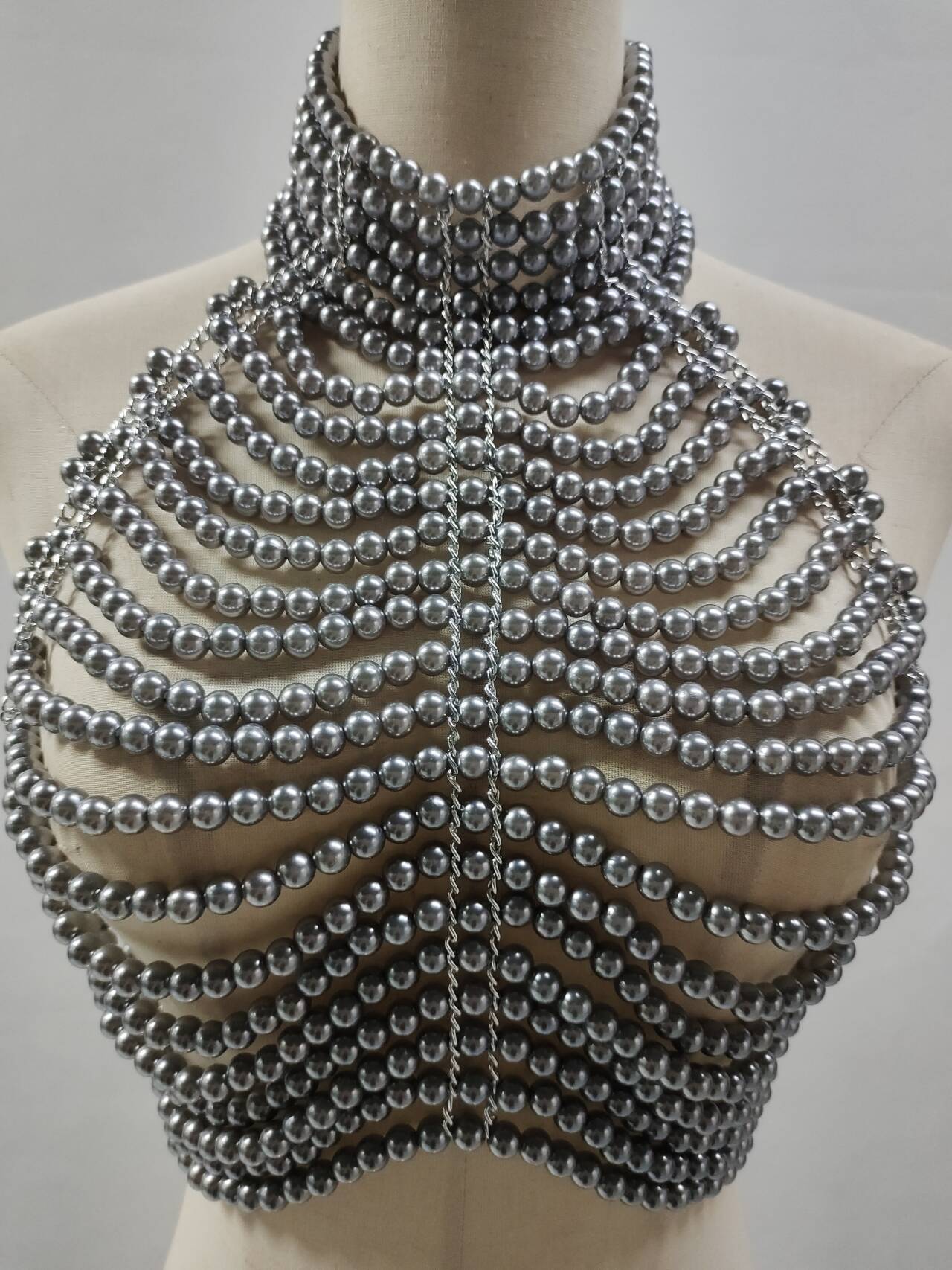 Women's Tank Tops Pile Collar  - Body Jewelry For Backless Dress 评论和价格
