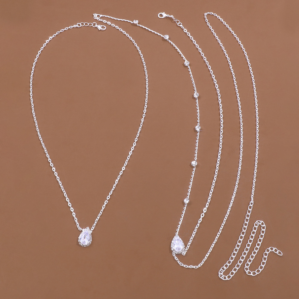 Stonefans Luxury Water Drop Zi - Body Jewelry For Backless Dress 评论和价格