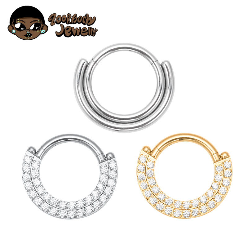 ASTM F136 Titanium Clicker Sep - Zoor Body Jewelry 评论和价格