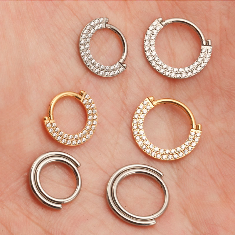 ASTM F136 Titanium Clicker Sep - Zoor Body Jewelry 评论和价格