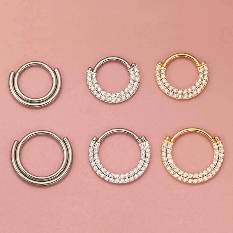 ASTM F136 Titanium Clicker Sep - Zoor Body Jewelry 评论和价格