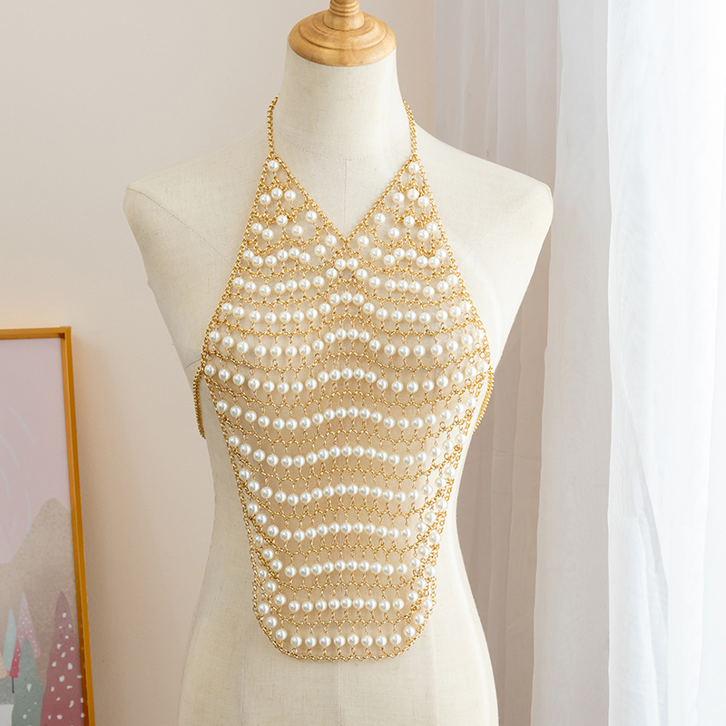 Hazem Body Chains Bra Festival - Body Jewelry For Backless Dress 评论和价格