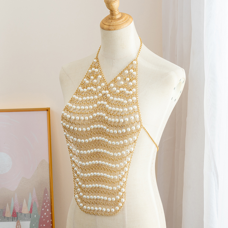 Hazem Body Chains Bra Festival - Body Jewelry For Backless Dress 评论和价格