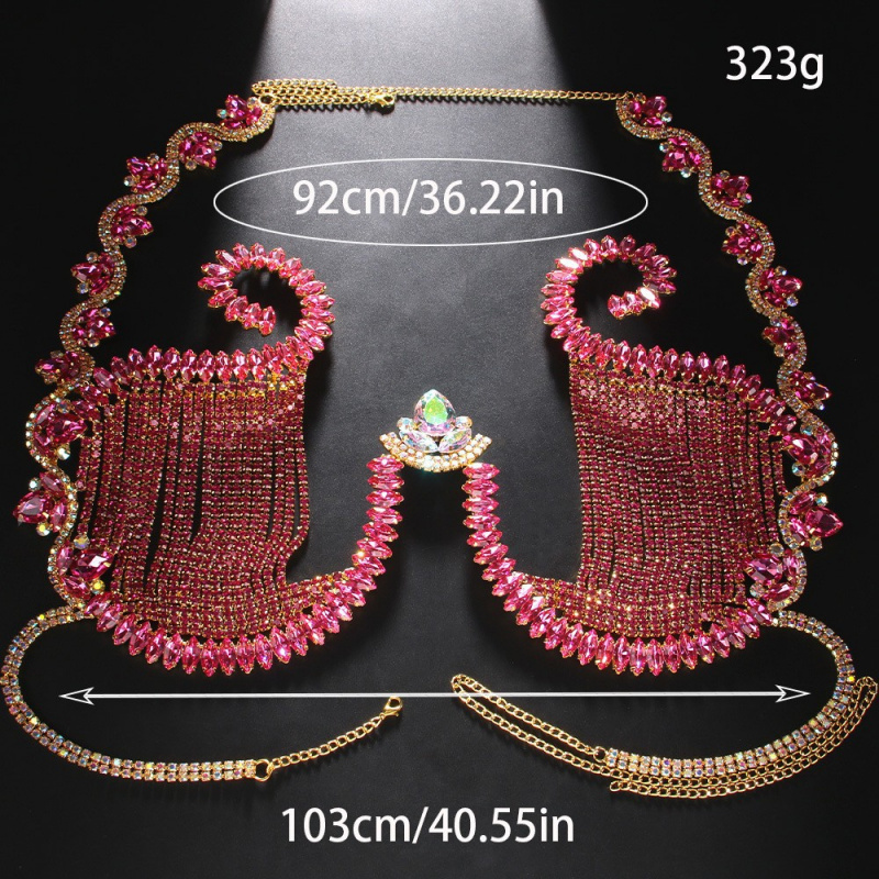 Women Body Chest Chain Sexy To - Body Jewelry Metal Types 评论和价格