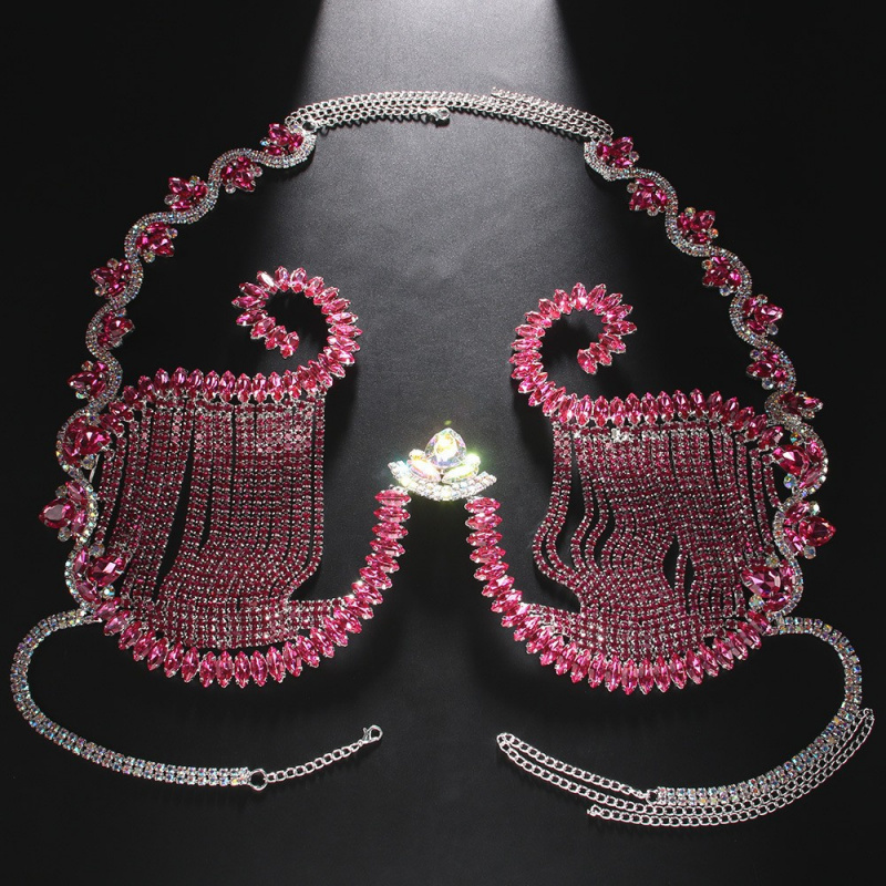 Women Body Chest Chain Sexy To - Body Jewelry Metal Types 评论和价格
