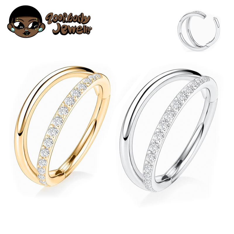 ASTM F136 Titanium 16G Moon No - Zoor Body Jewelry 评论和价格