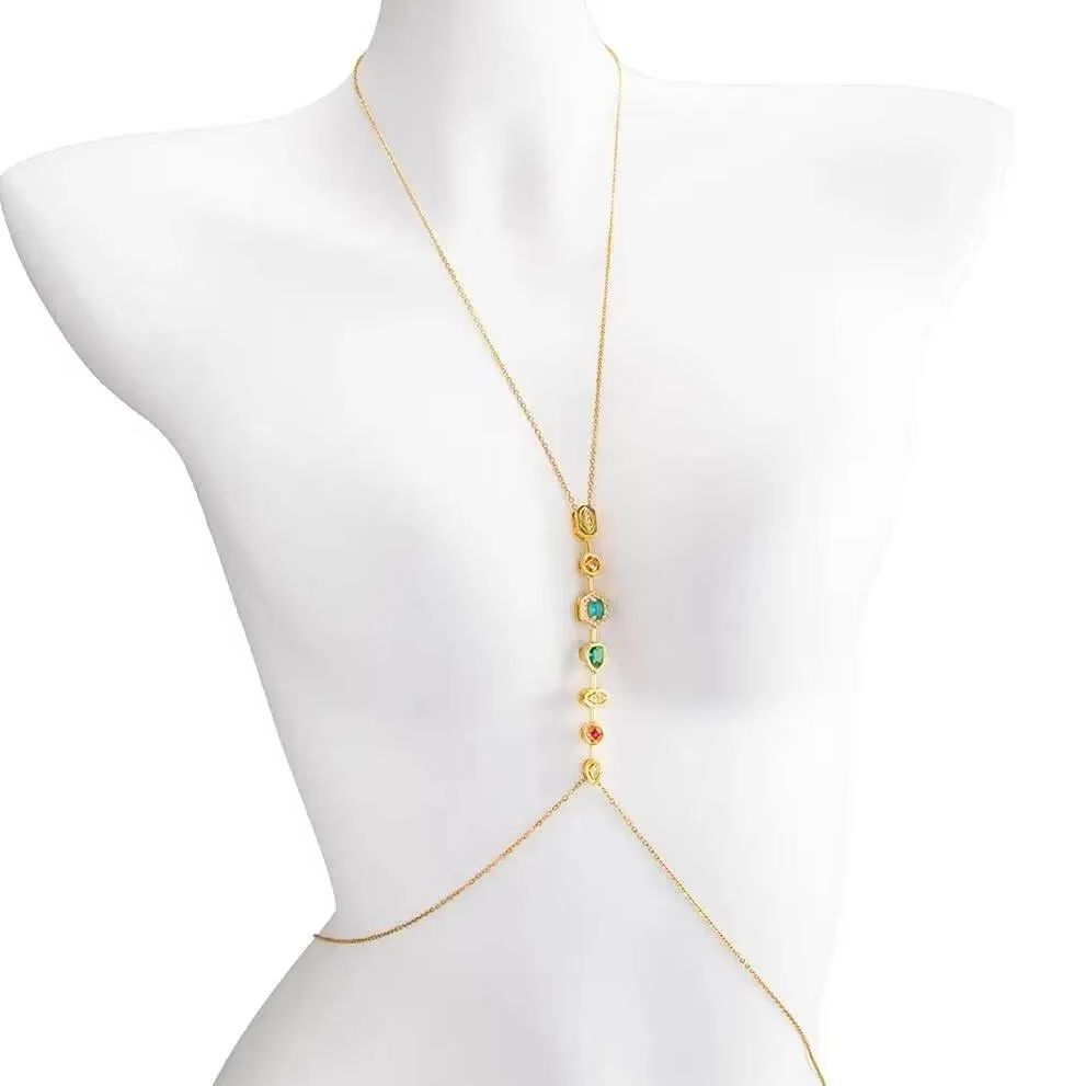 PuRui Exquisite Colorful Zirco - Body Jewelry Waist 评论和价格