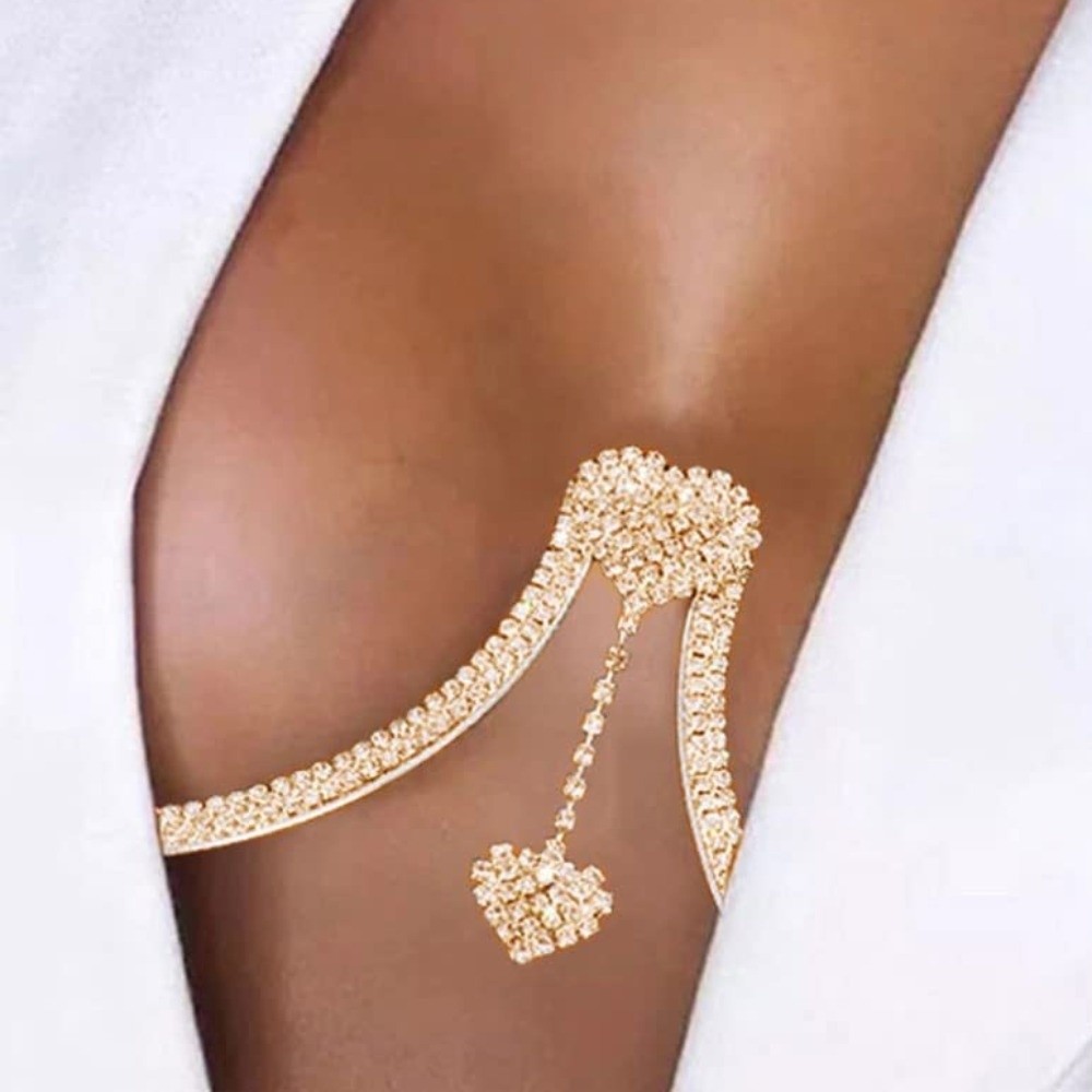 Luxury Heart Chest Support Bod - Body Jewelry Dress 评论和价格