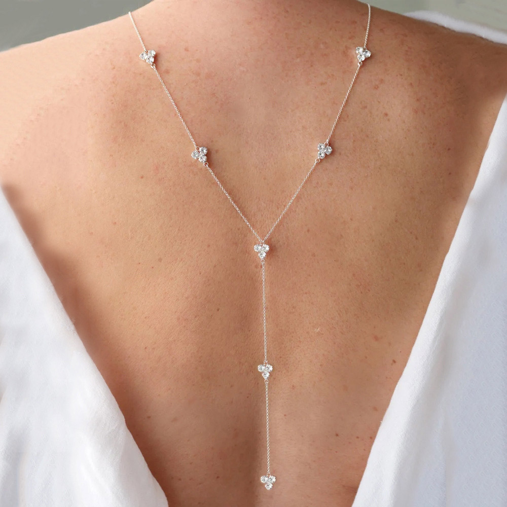 Stonefans Elegant Crystal Back - Body Jewelry For Backless Dress 评论和价格