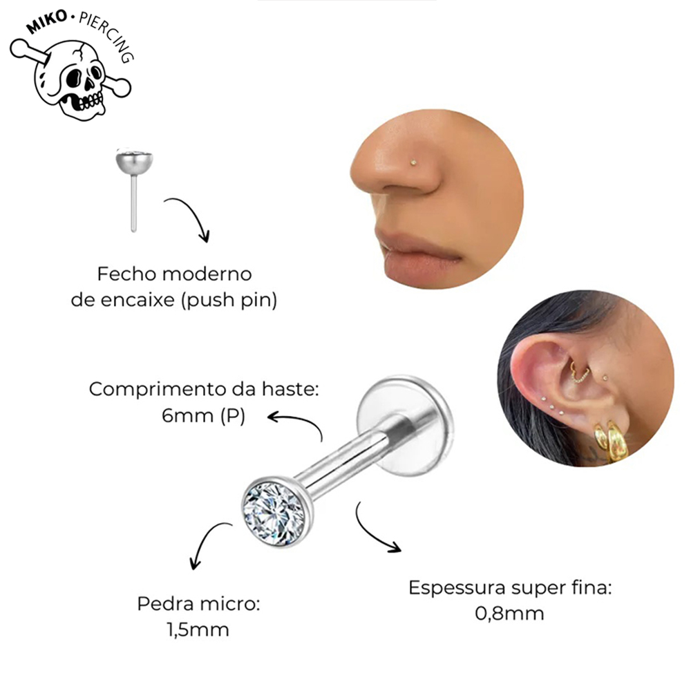 10pcs G23 Titanium 20/18/16g P - Zoor Body Jewelry 评论和价格