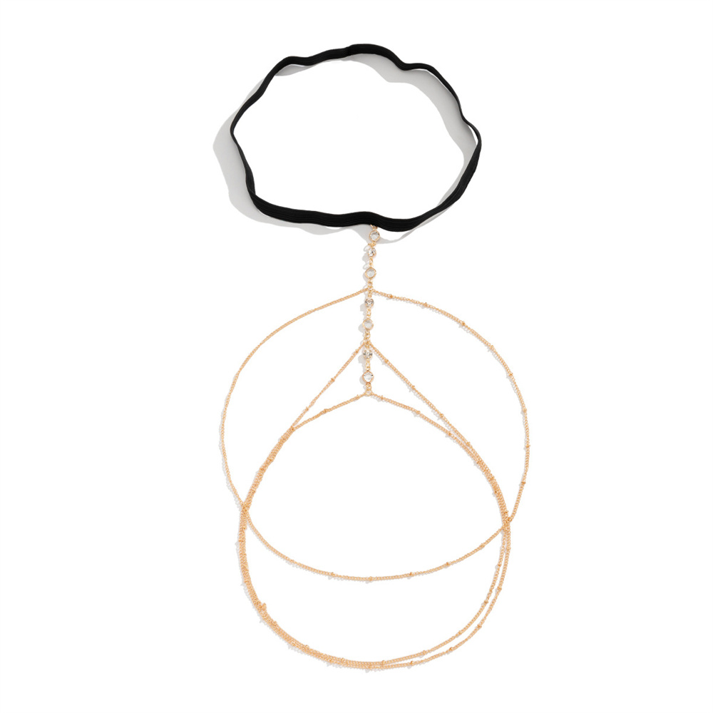 Boho Elastic Band Crystal Leg  - Body Jewelry Dress 评论和价格