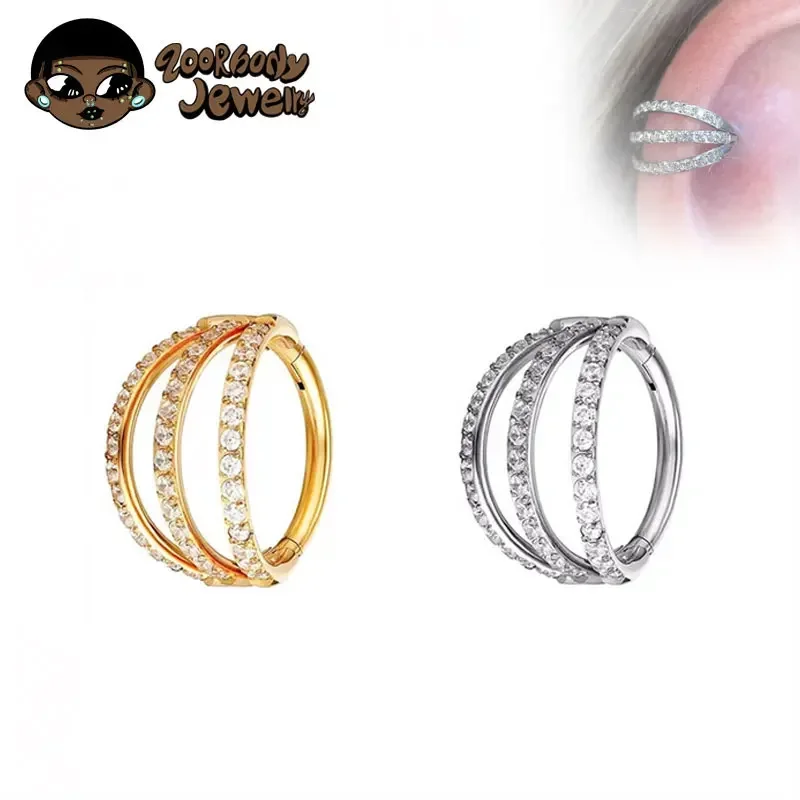 G23 Titanium Hinged Segment No - Zoor Body Jewelry 评论和价格