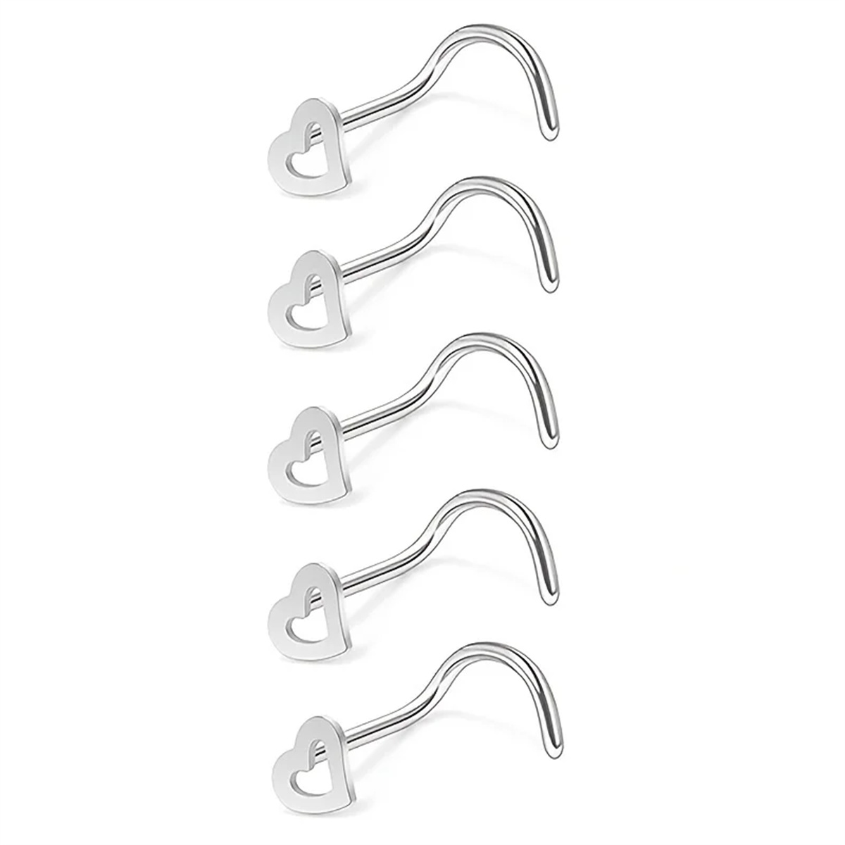 EVISPOL 5Pcs Fashion Hollow He - Body Jewelry Metal Types 评论和价格