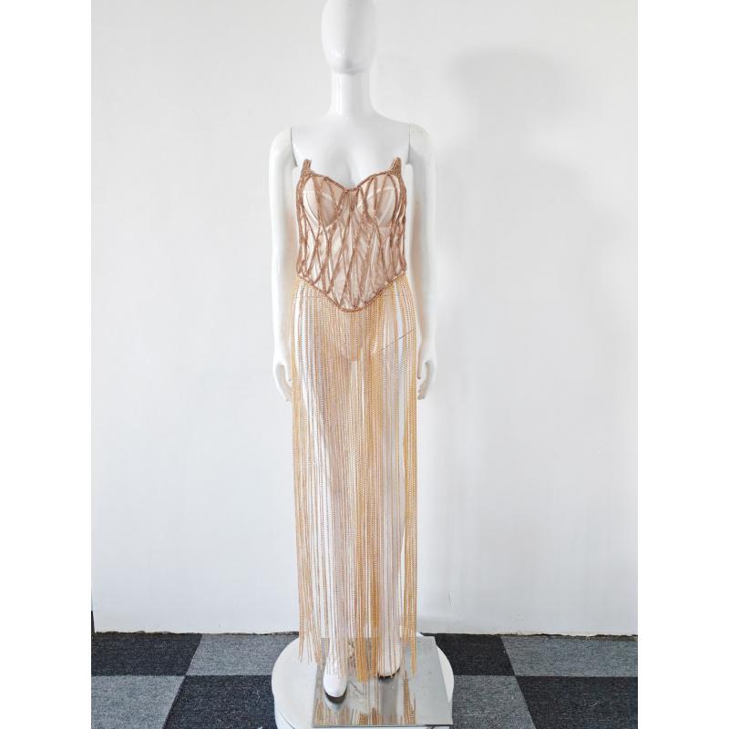 Woman Body Jewelry Chain Hollo - Body Jewelry For Backless Dress 评论和价格