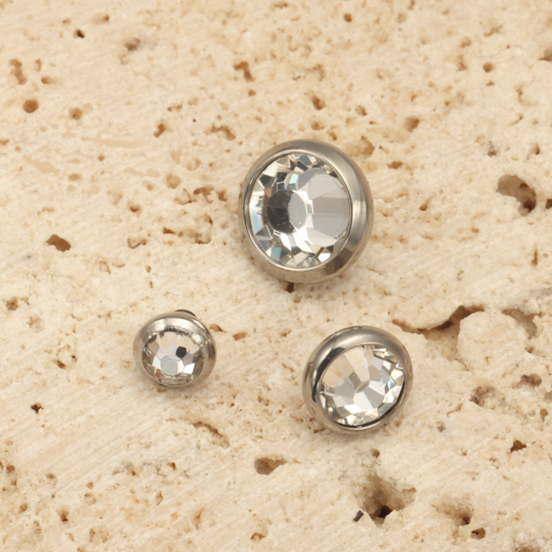 1PCS ASTM F136 Titanium Bezel  - Zoor Body Jewelry 评论和价格